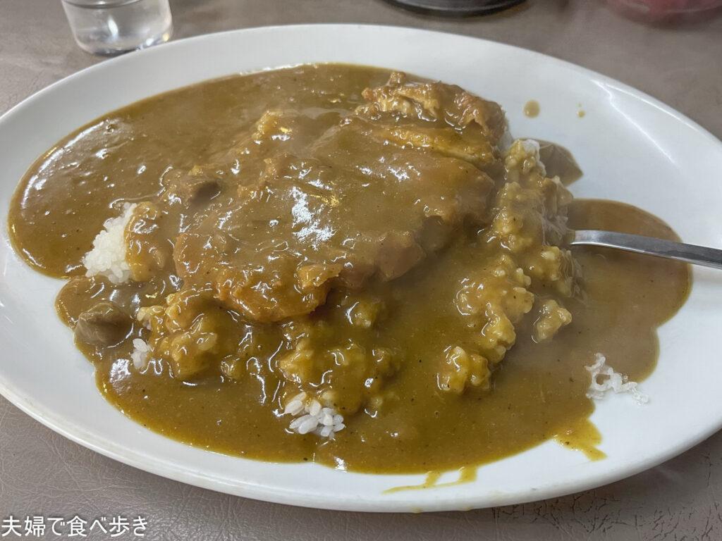 カレーマドラス　カレー小　カツトッピング