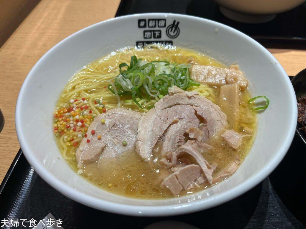 #新宿地下ラーメン　新宿地下期間限定ラーメン