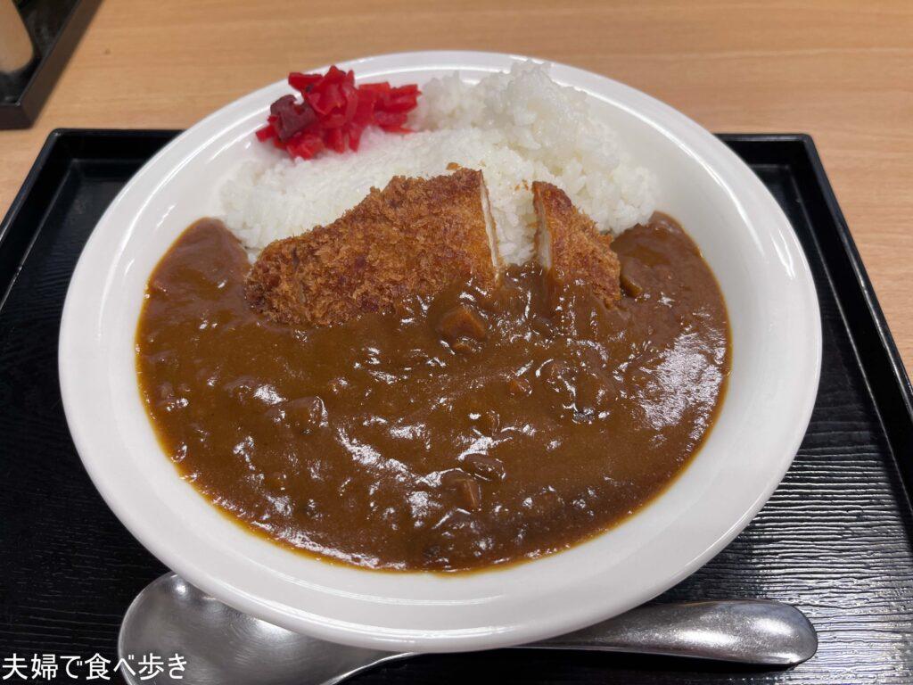 一ぷく　駅そばのカツカレー