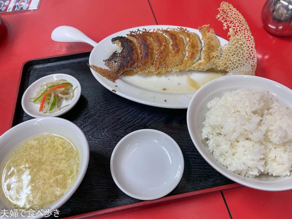 大森の羽根付き餃子