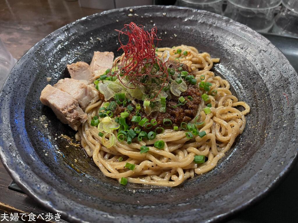 東陽町の辛いまぜ麺