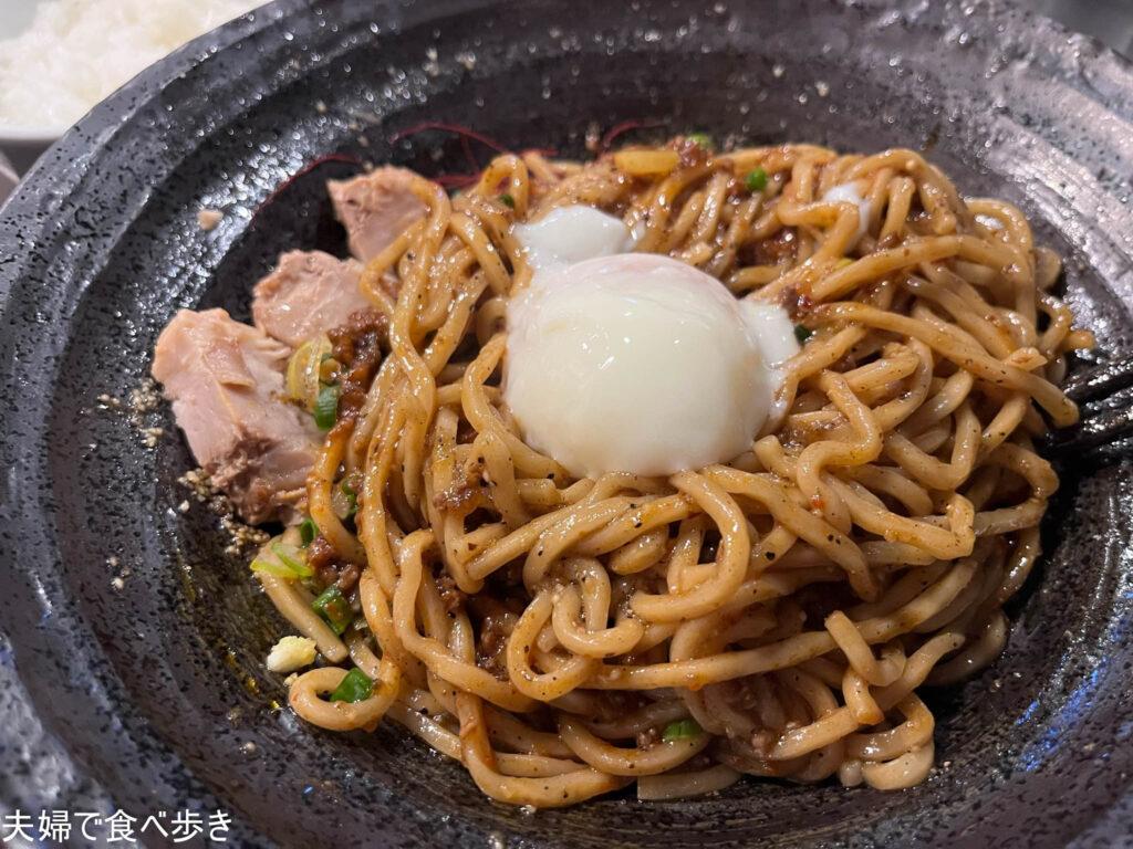 東陽町の辛いまぜ麺