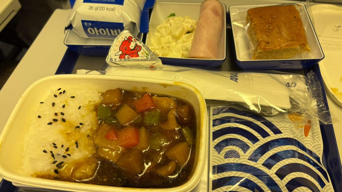 金浦空港→羽田空港　機内食