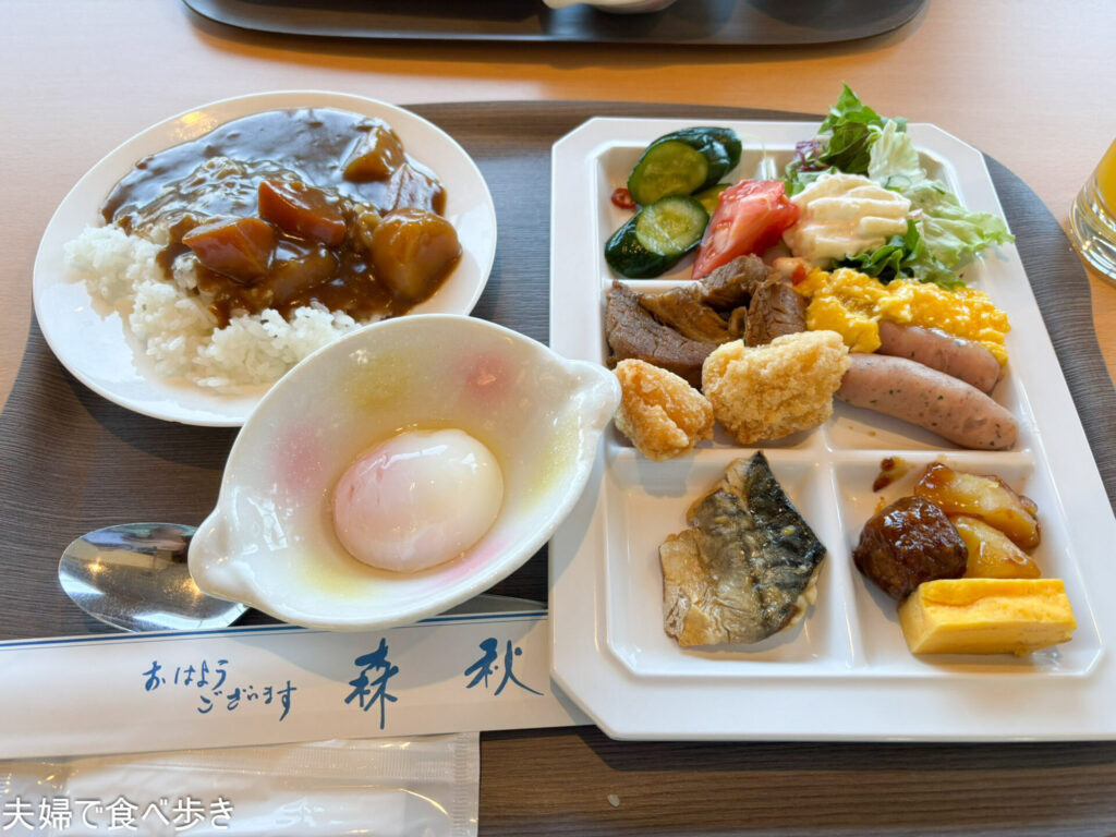 森秋旅館の朝ごはん