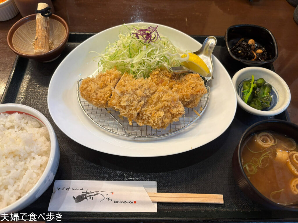 江戸川橋でとんかつ