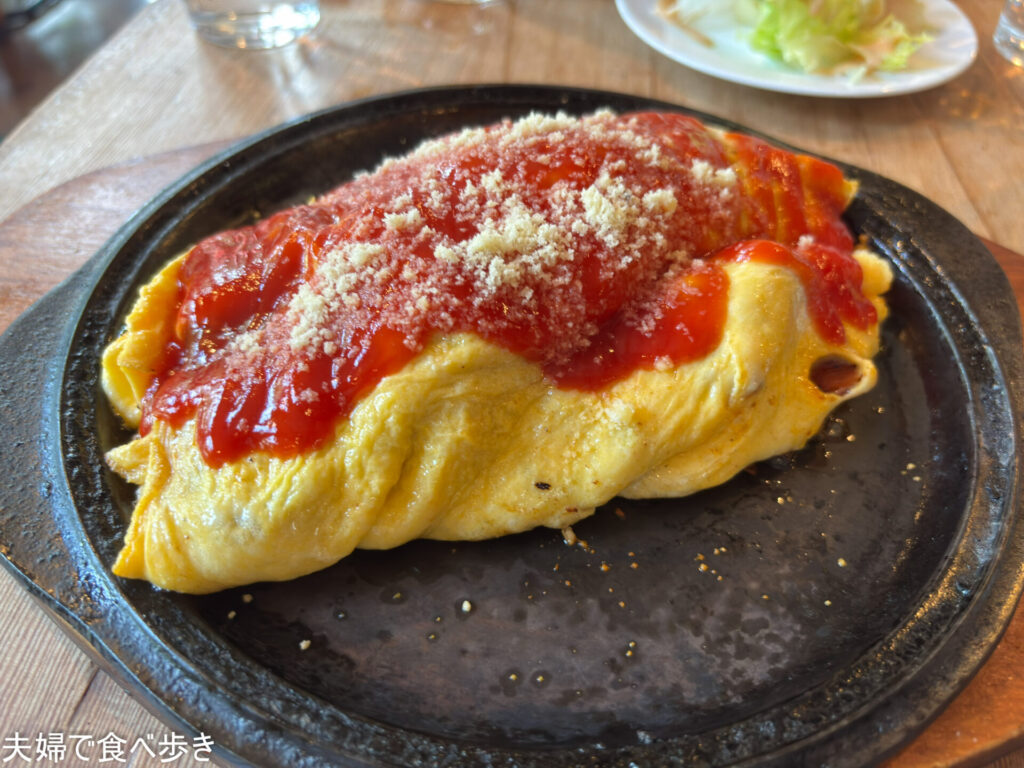 清里で鉄板グリルのランチ