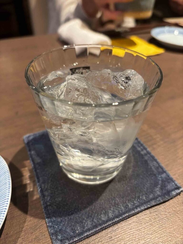 赤坂で焼酎を楽しむ