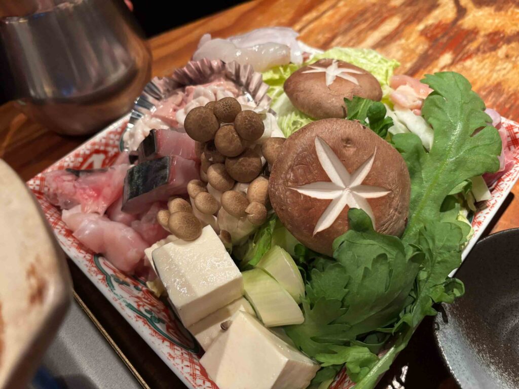 長堀橋で寄せ鍋