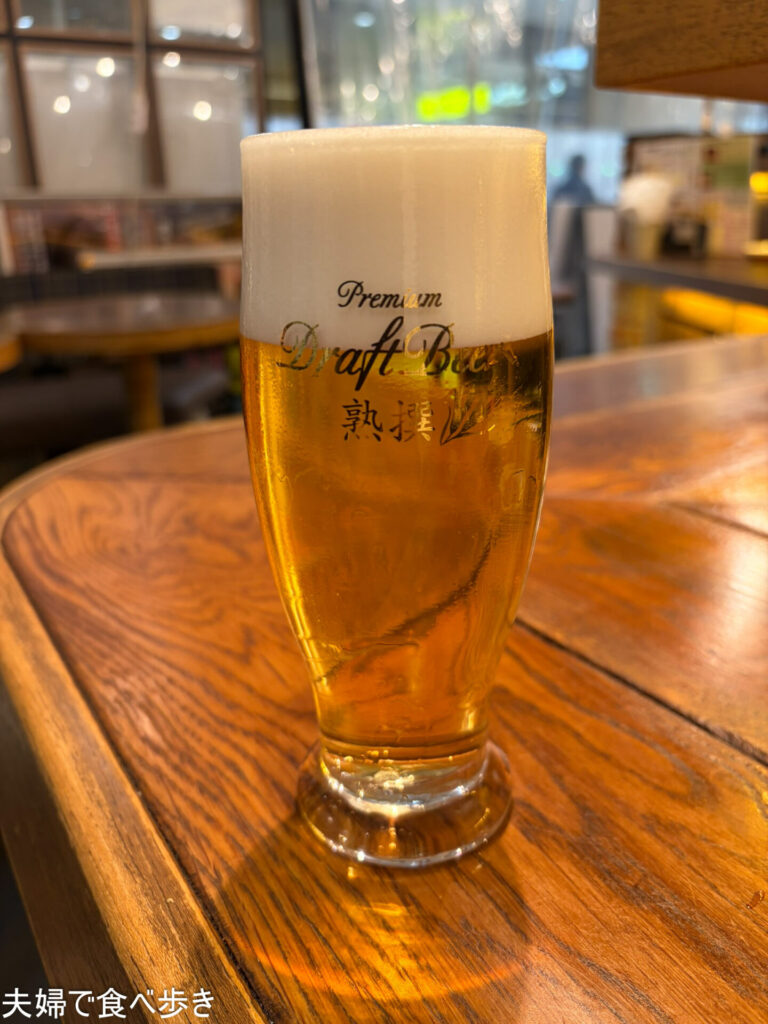 新大阪駅構内で一杯