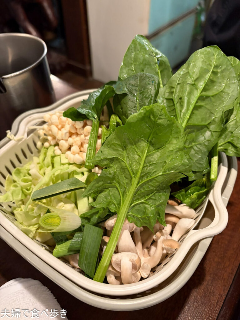 名物女将の店でしゃぶしゃぶ