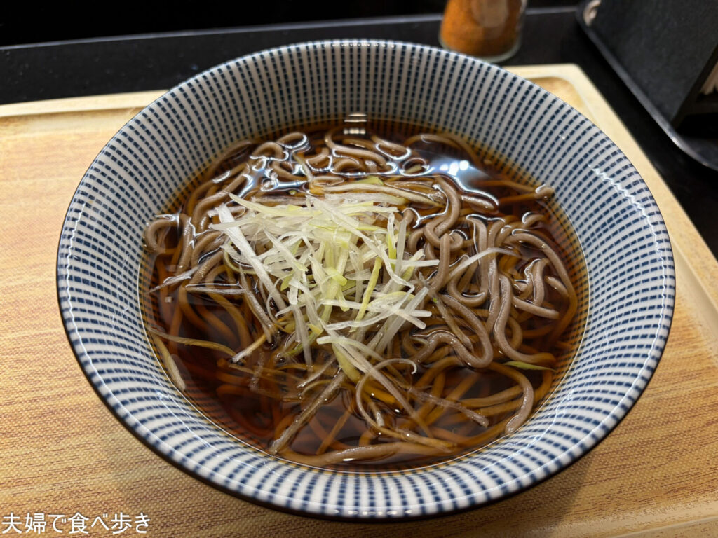 東京駅で朝そば