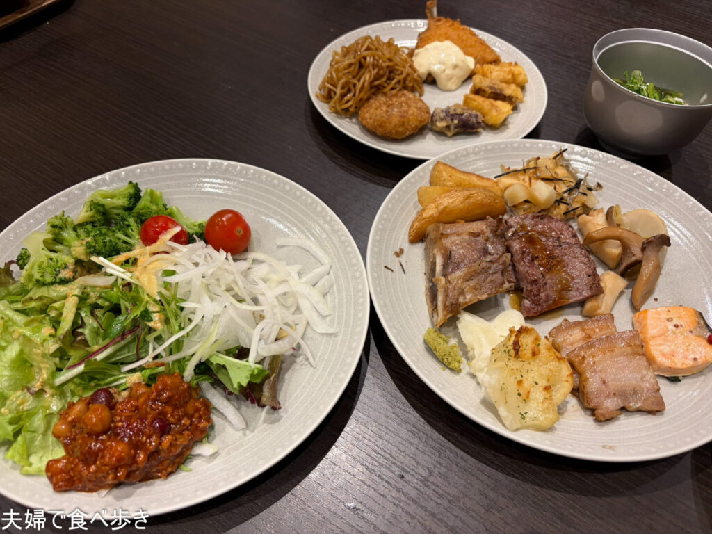 ホテルニューアカオの夕食