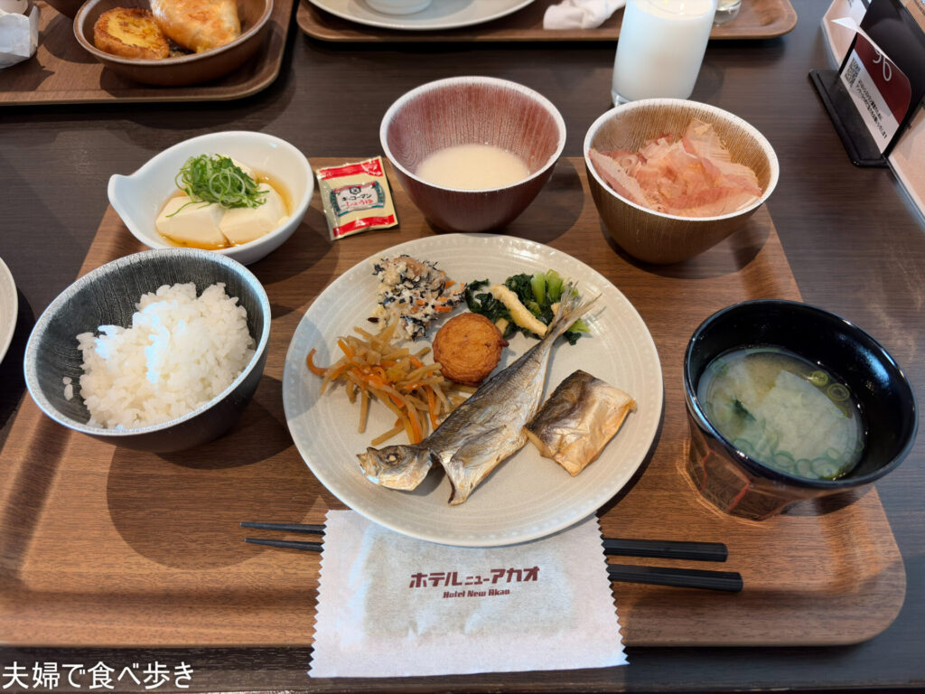 ホテルニューアカオの朝食