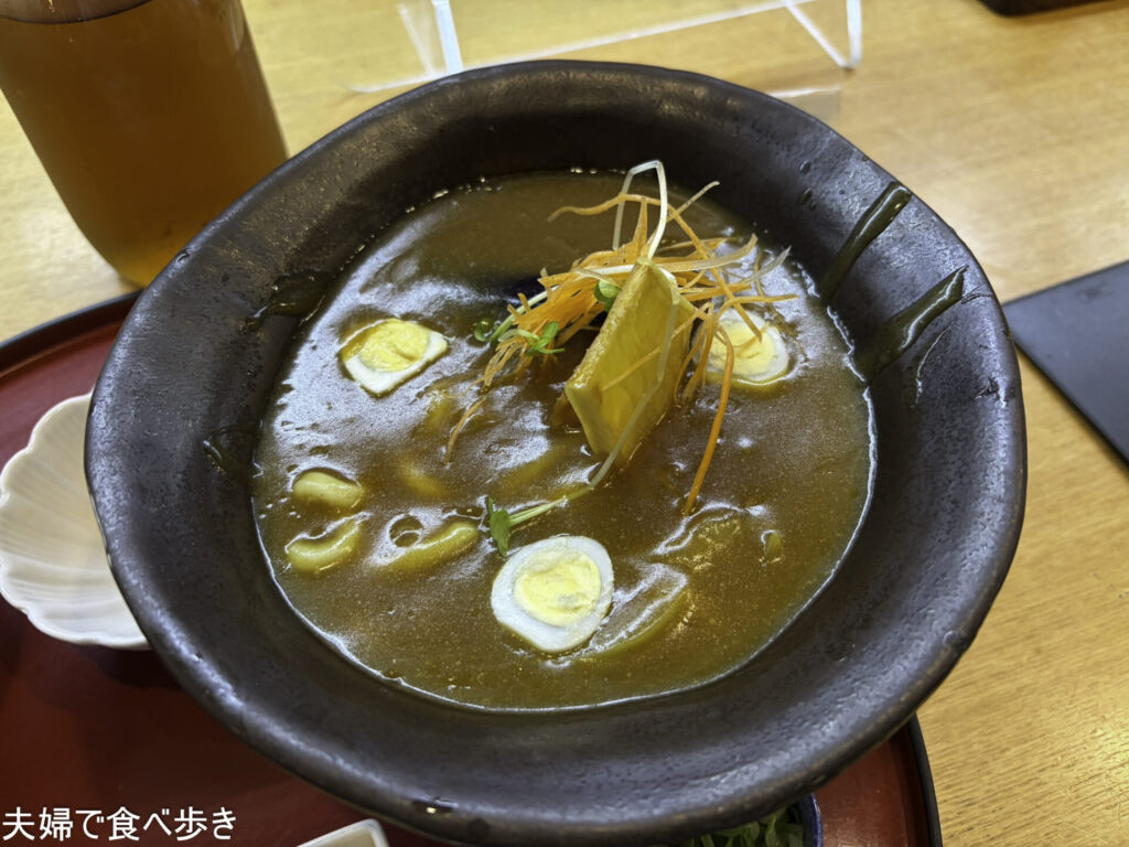 豊橋駅近くでカレーうどん