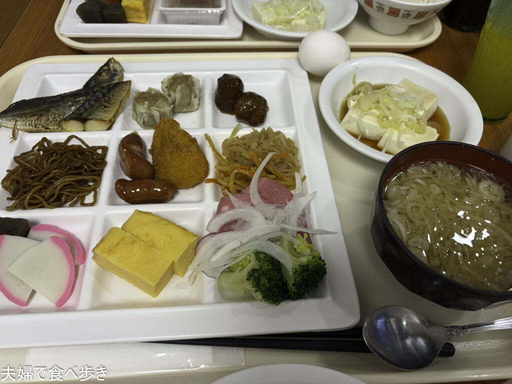伊藤園ホテルの朝食バイキング