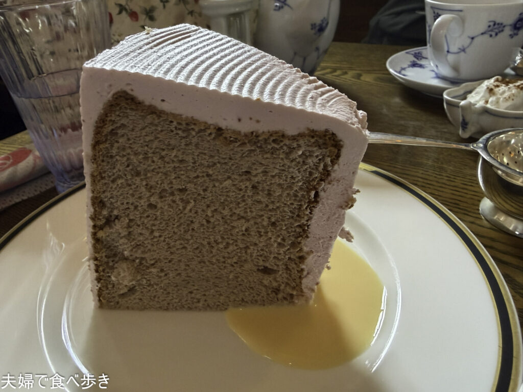 丁寧なケーキ