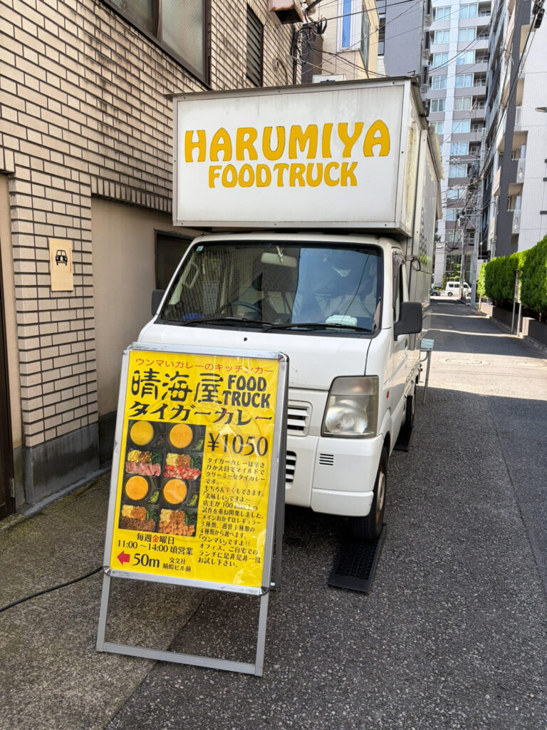 江戸川橋フードトラックのタイカレー