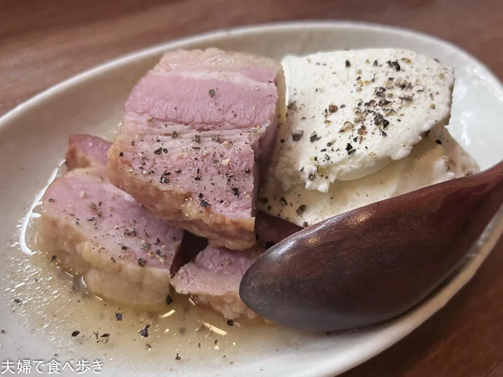 ベーコンとクリームチーズ