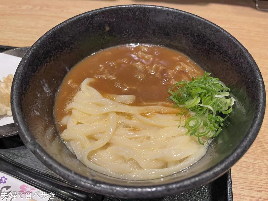 釜玉カレーうどん