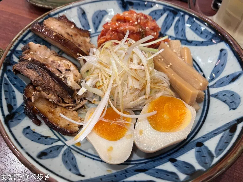 札幌熟成味噌らーめん 匠神　おつまみ盛り合わせ