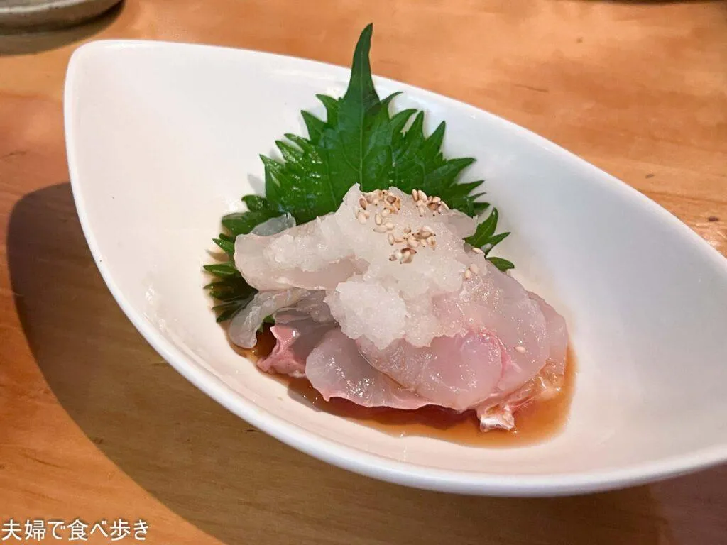呑喰処 みはる ヒラメおろしポン酢