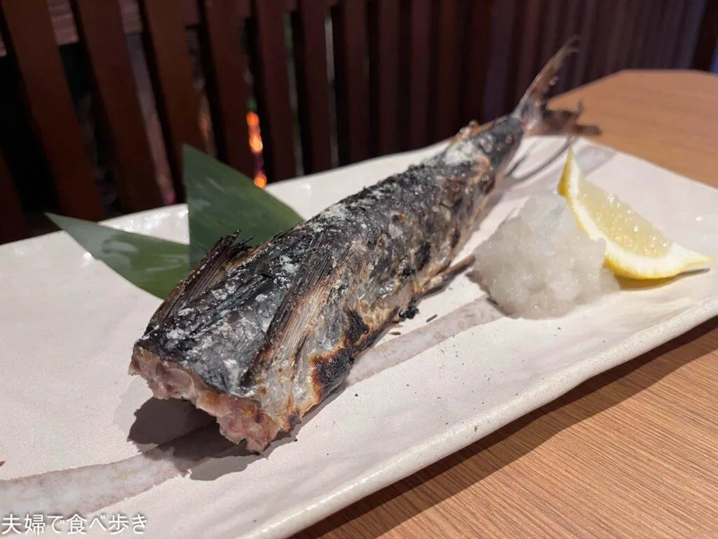 漁場ウ合　トビウオ炭火焼