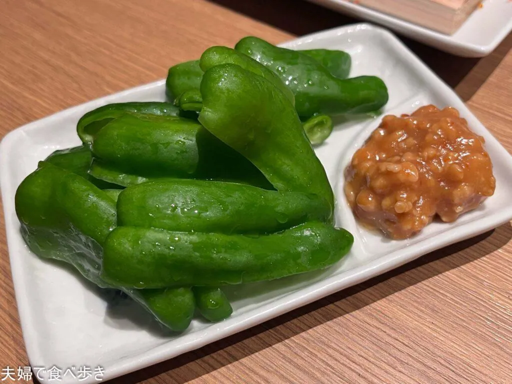 漁場ウ合　ピーマン肉みそ