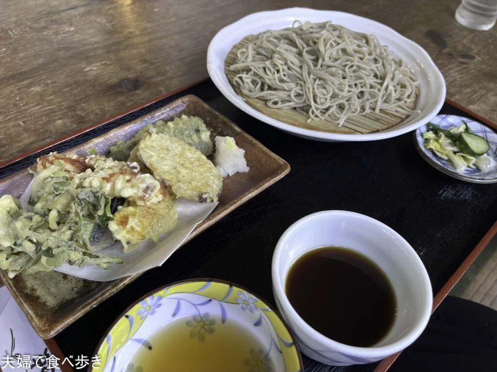 野菜天もりそば