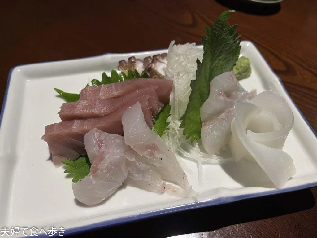 みはるの刺身盛り合わせ