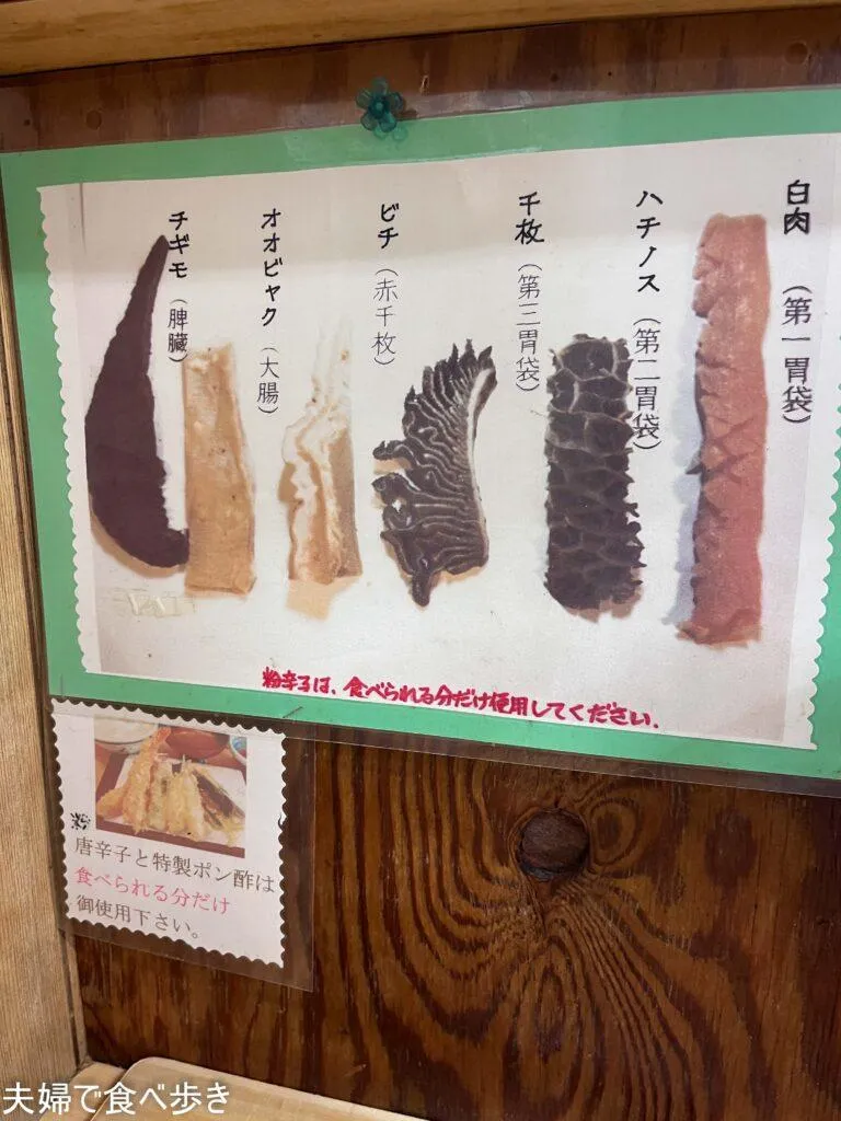 あきちゃん　西区ホルモン天ぷらの名物