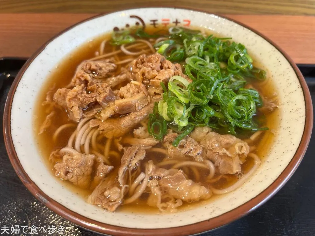 草津フードコート　草津パーキング名物肉そば