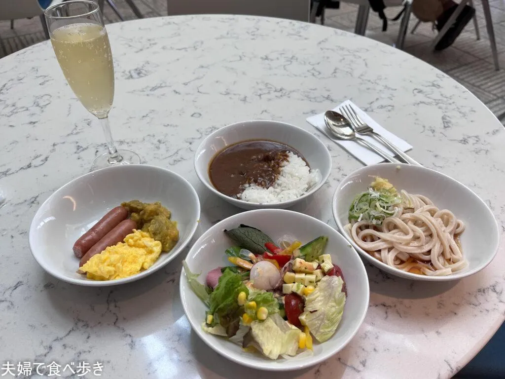 成田空港のラウンジ