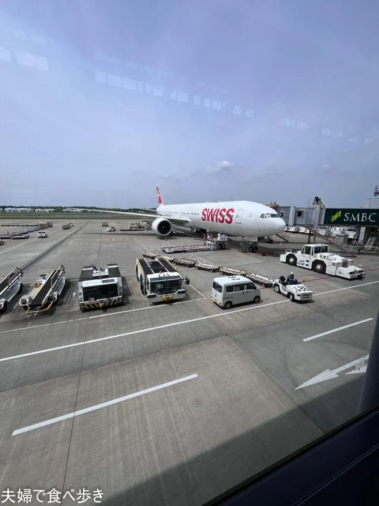 SWISS 成田からチューリッヒ