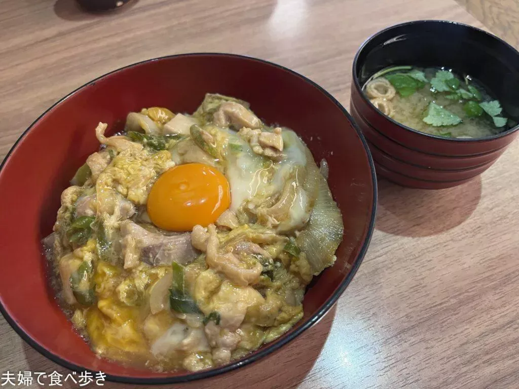 神楽坂で親子丼