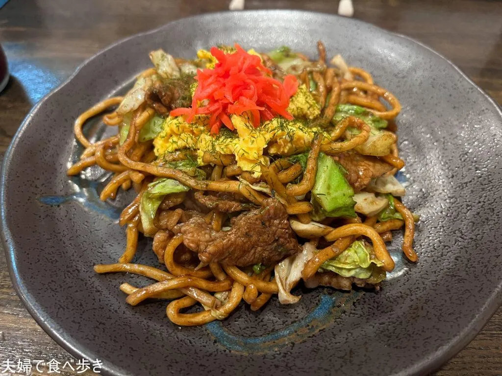 前橋で太麺焼きそば