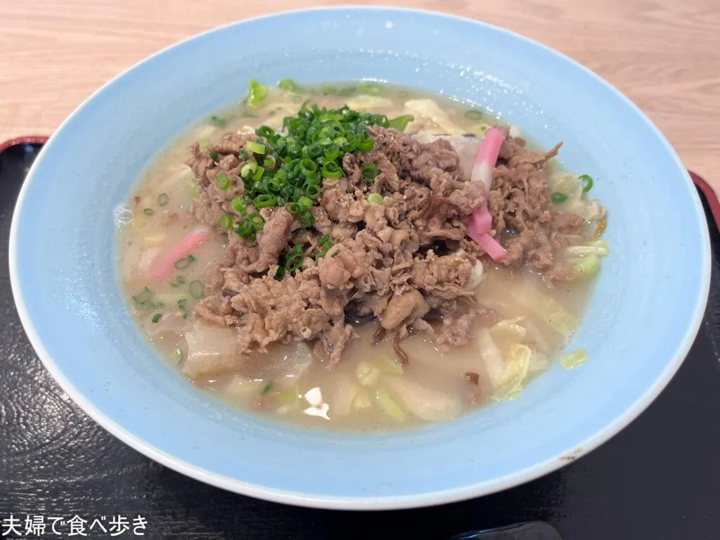 空港で佐賀ちゃんぽん