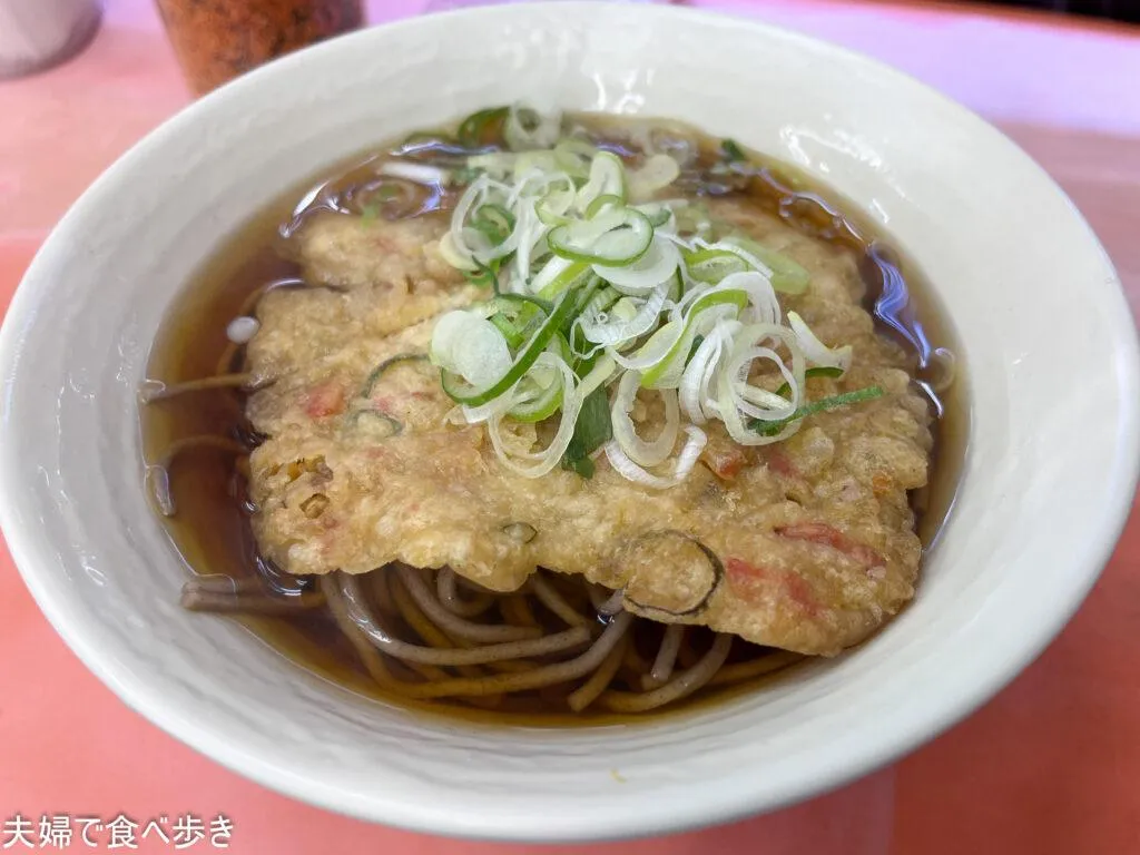 そば処 常盤軒　品川駅ホームの立食いそば