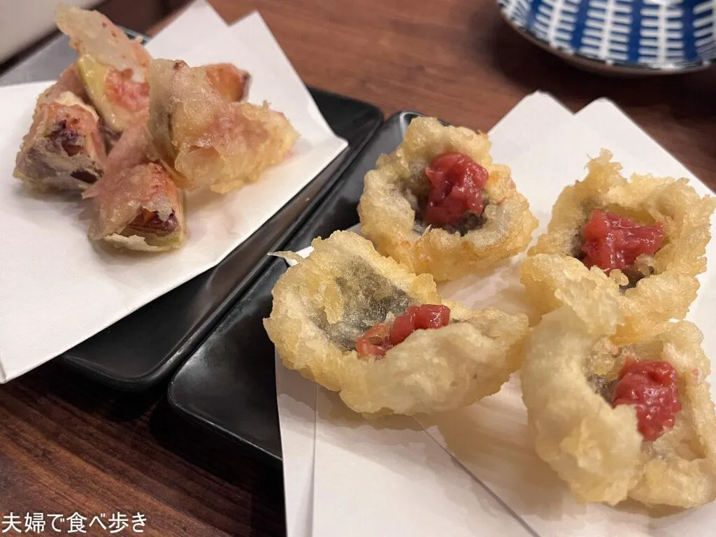 チカマチラウンジで天ぷら