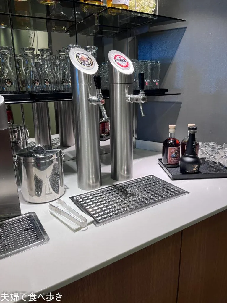 ルフトハンザのラウンジ