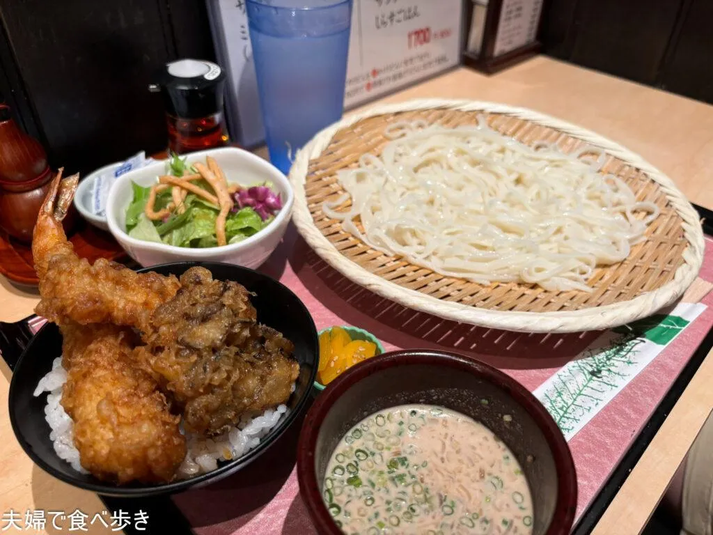 うどん家 八重桜　都内で珍しい水沢うどん