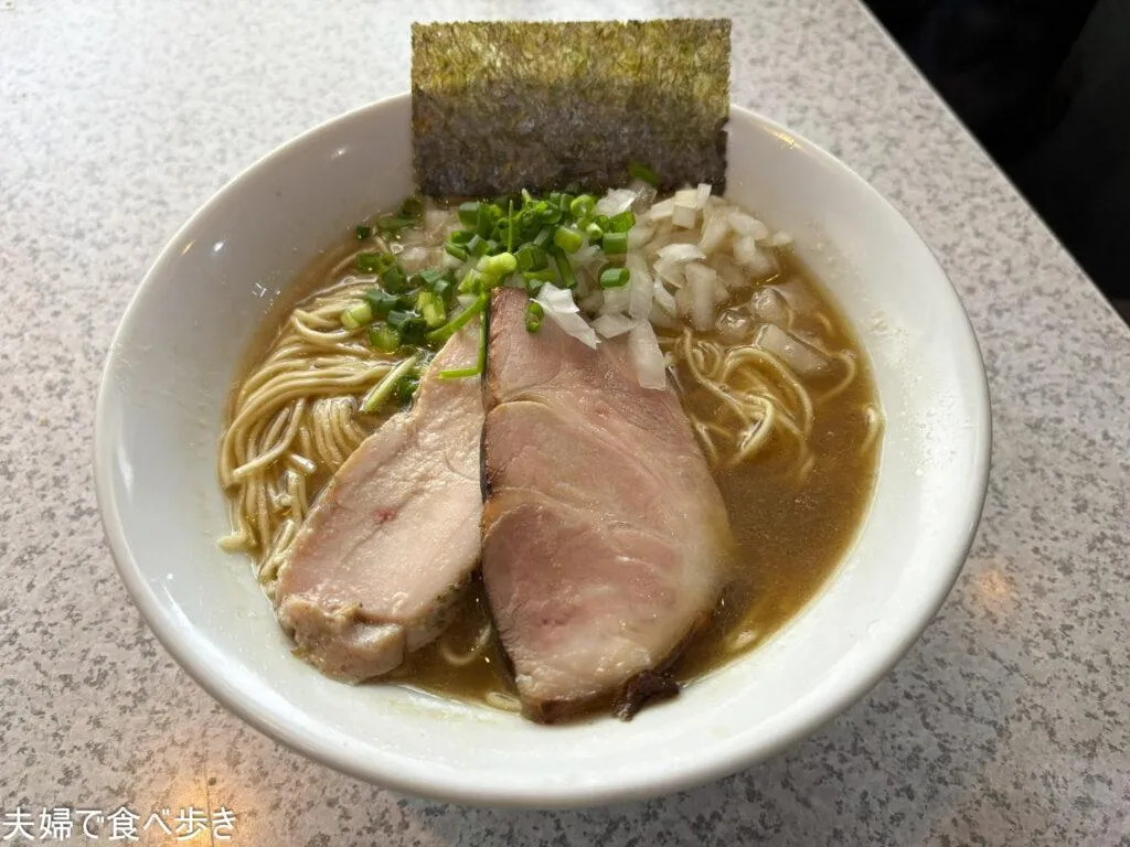 煮干たっぷりのラーメン