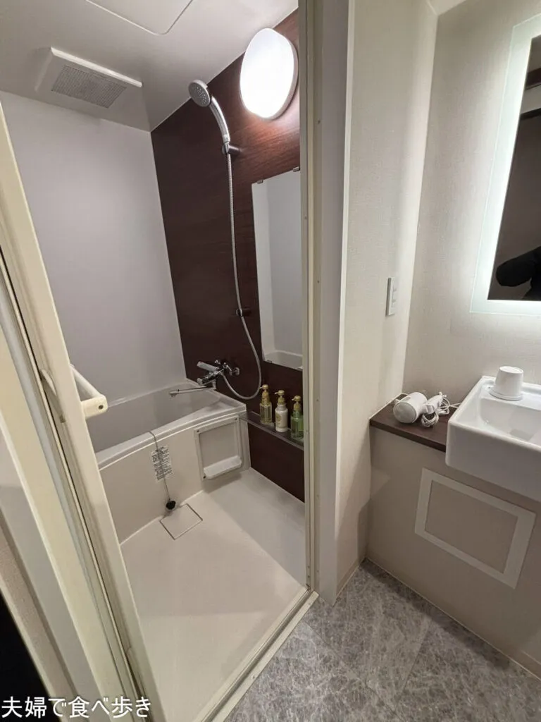 広島駅近く、無料朝食付き