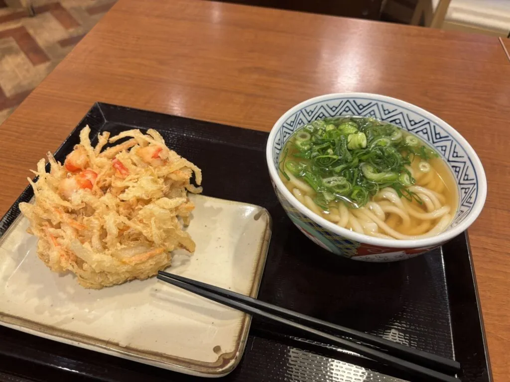 TCAT前、手軽にうどん