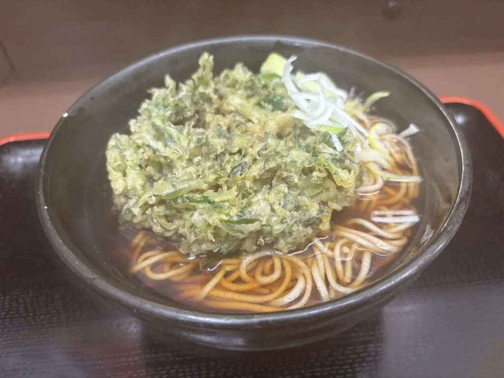 江戸川橋の立ち食いそば