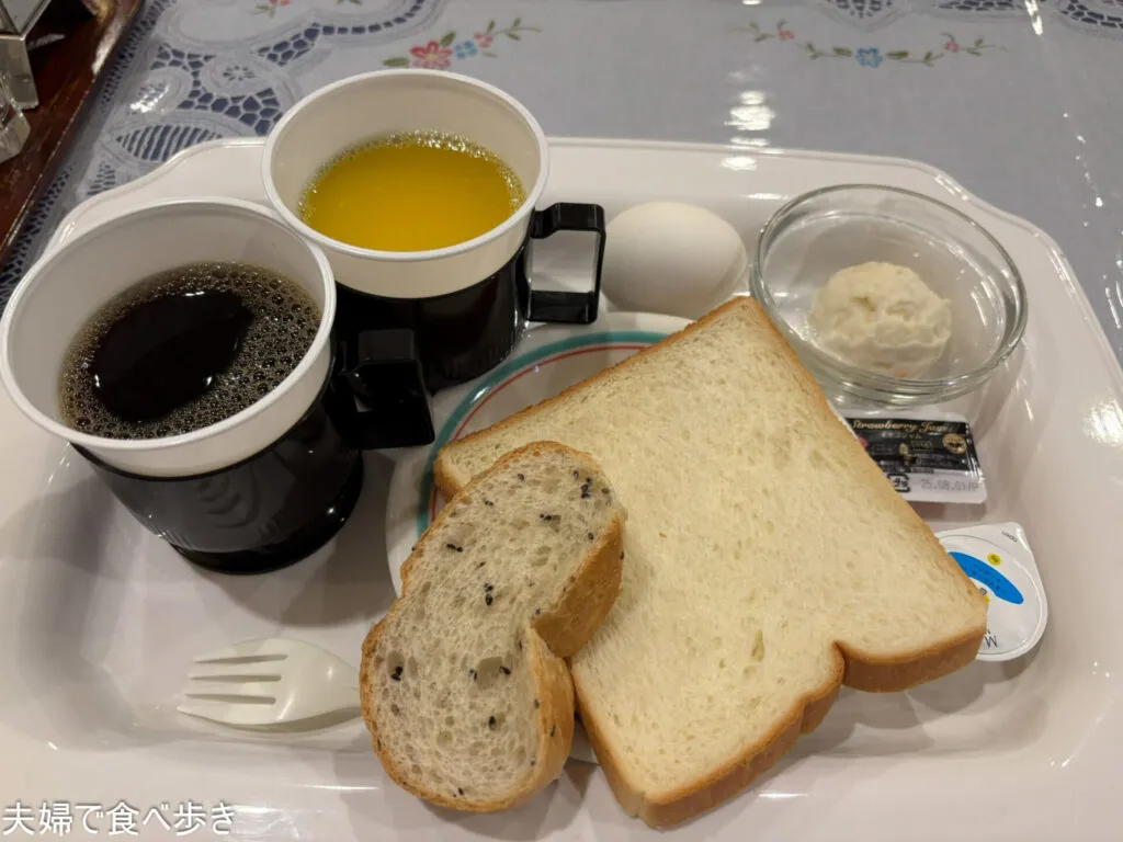 ビジネスホテルの朝食