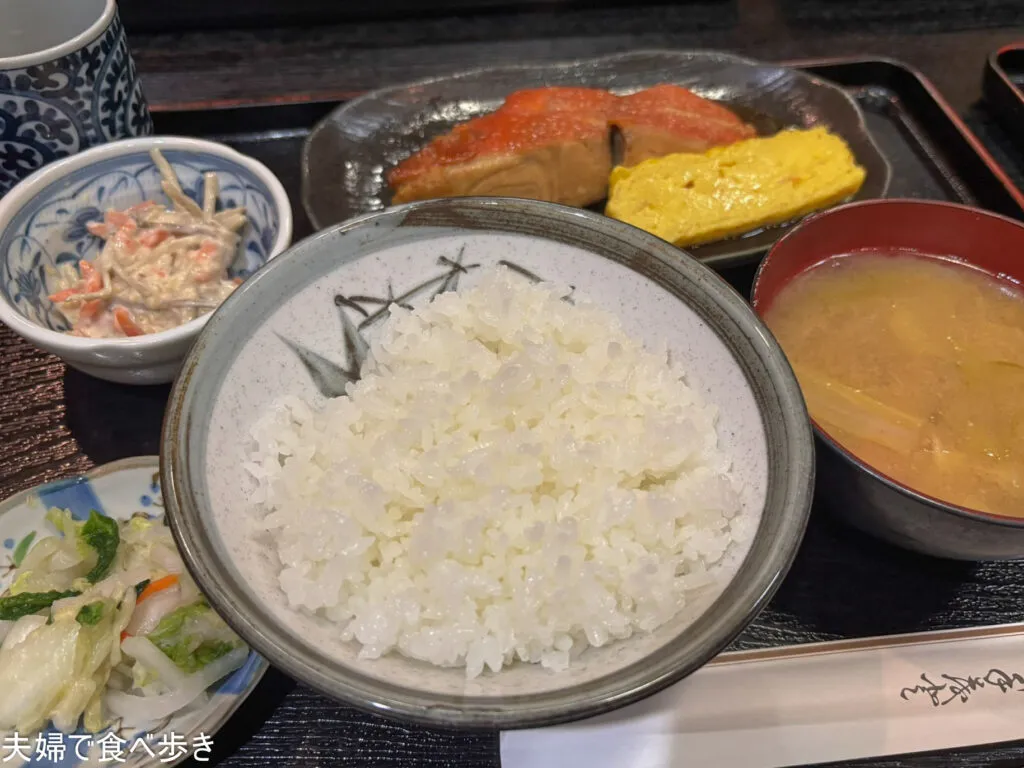 キンメの煮付け定食