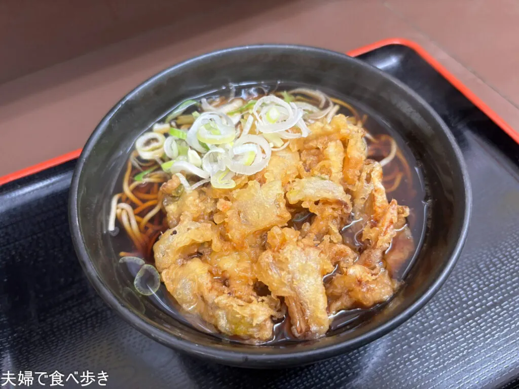 天かめのかき揚げそば