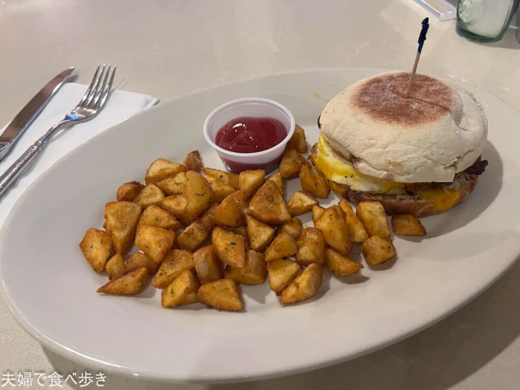 ダイナーの朝食