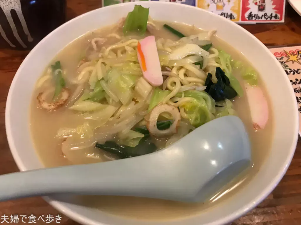 博多駅近くでちゃんぽん