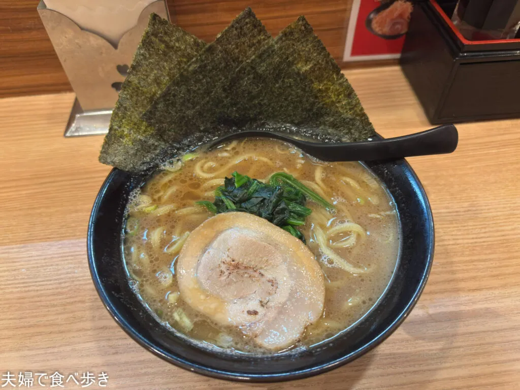 締めの家系ラーメン